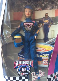 Collector Edition NASCAR Barbie doll