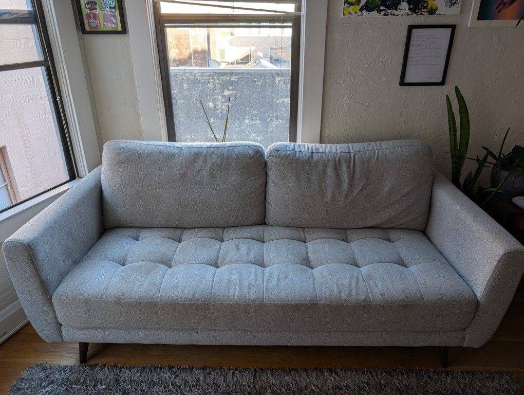 Gray Fabric Sofa