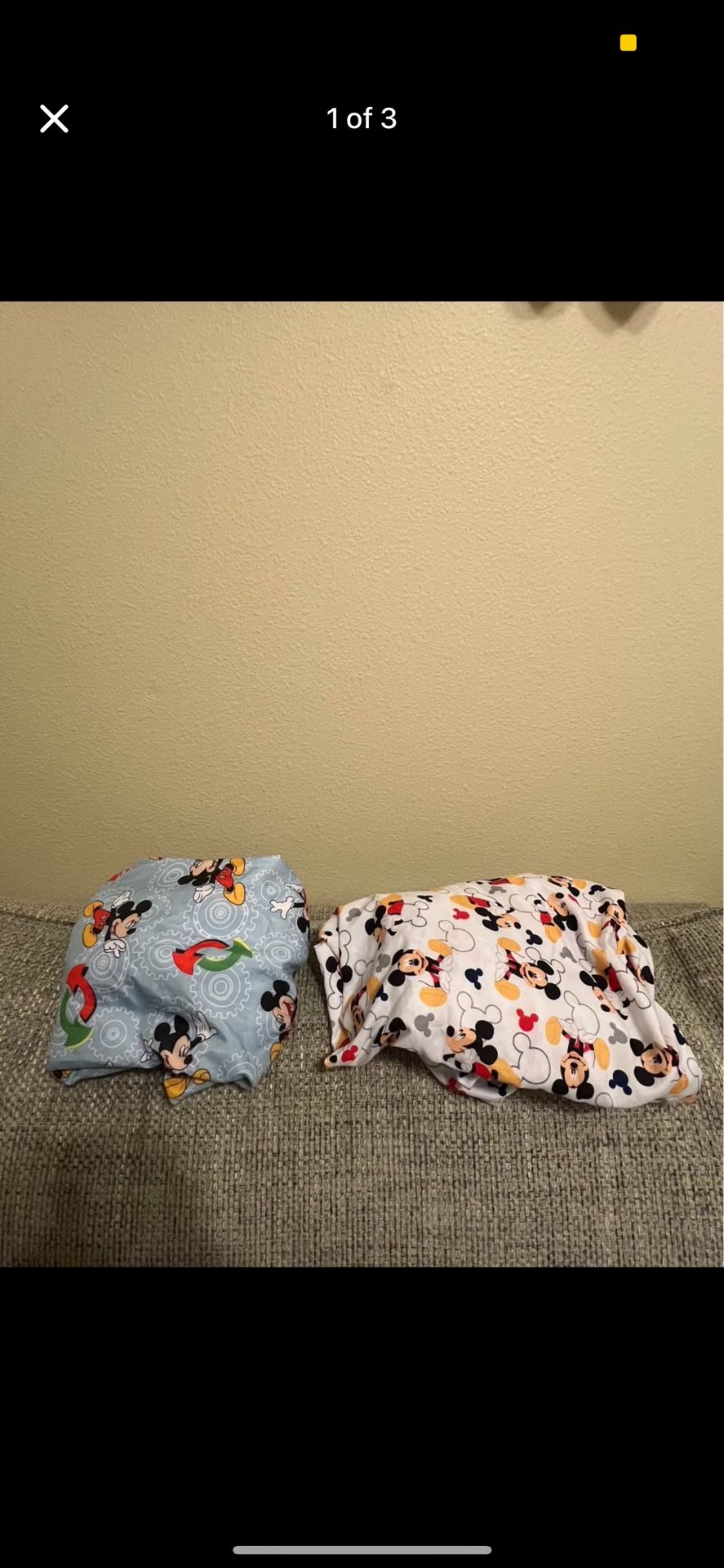 Mickey Mouse Crib Sheets