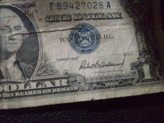 1957 Silver silver certificate looking to sell it give me the best offer