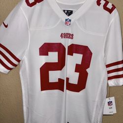 Christian McCaffrey San Francisco 49ers Nike Game Player Jersey - White