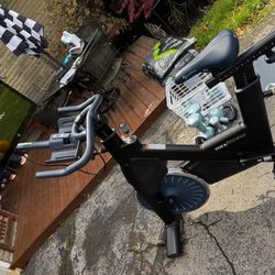 FOR SALE: Myx Fitness Spin Bike with Full Home Gym Bundle – Like New!