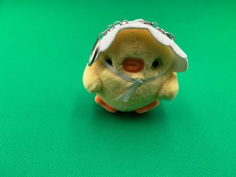 Cute Chick Plush Keychain