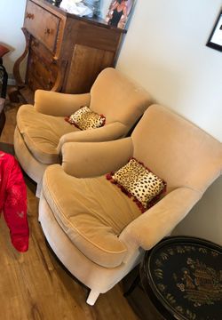 2 custom made chairs pick up in Avon