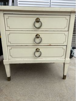 Wooden nightstand