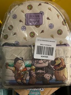 Disney Up loungefly ice cream backpack