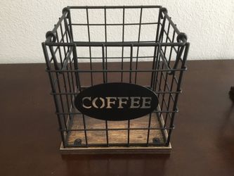 Coffee Bar Accessories (coffee Pod Holder, Cream/Sugar & Stirring Straws)