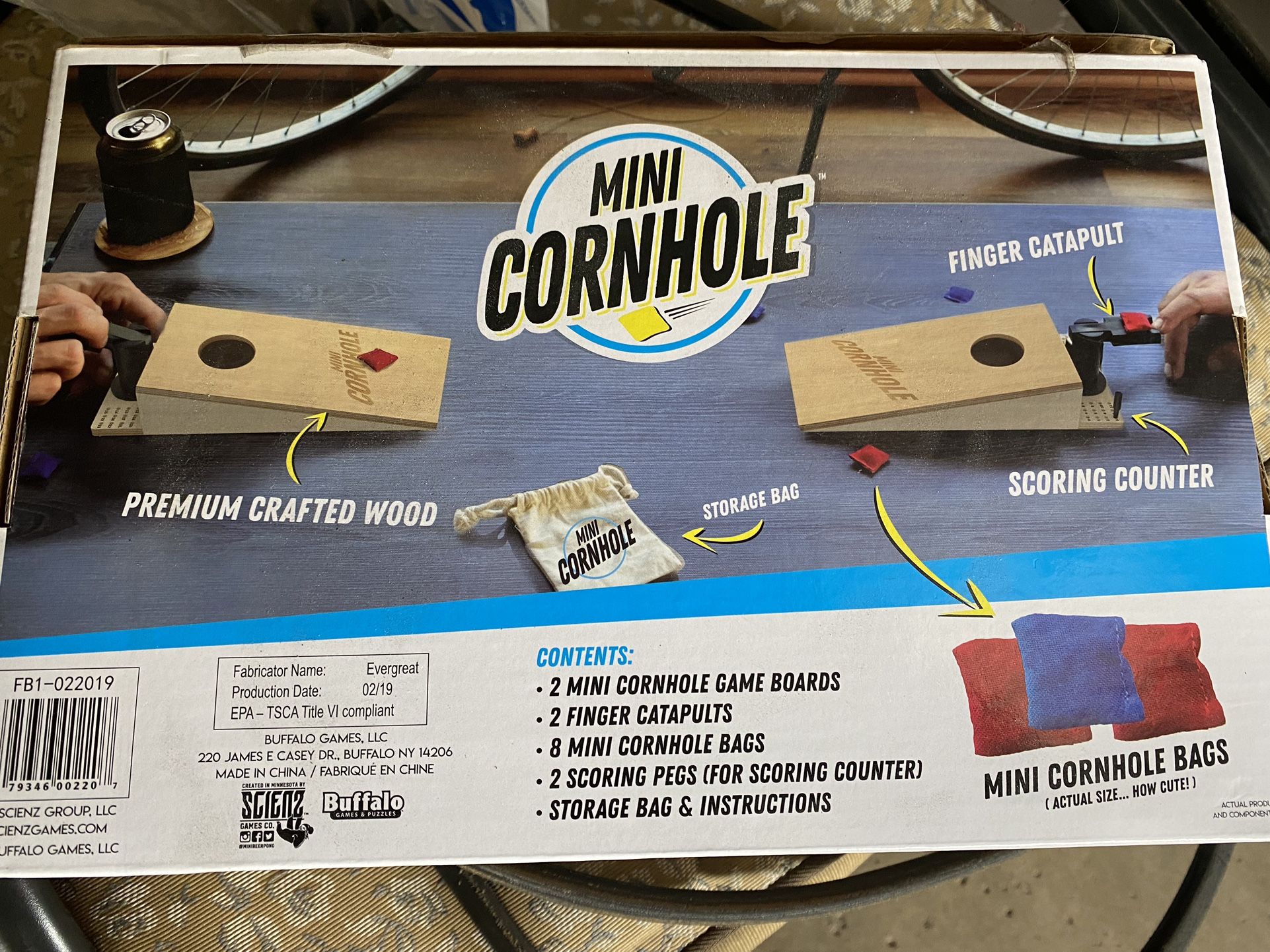 Mini Cornhole Game