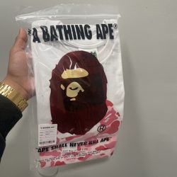 Pink Camo Bape Shirt Small 