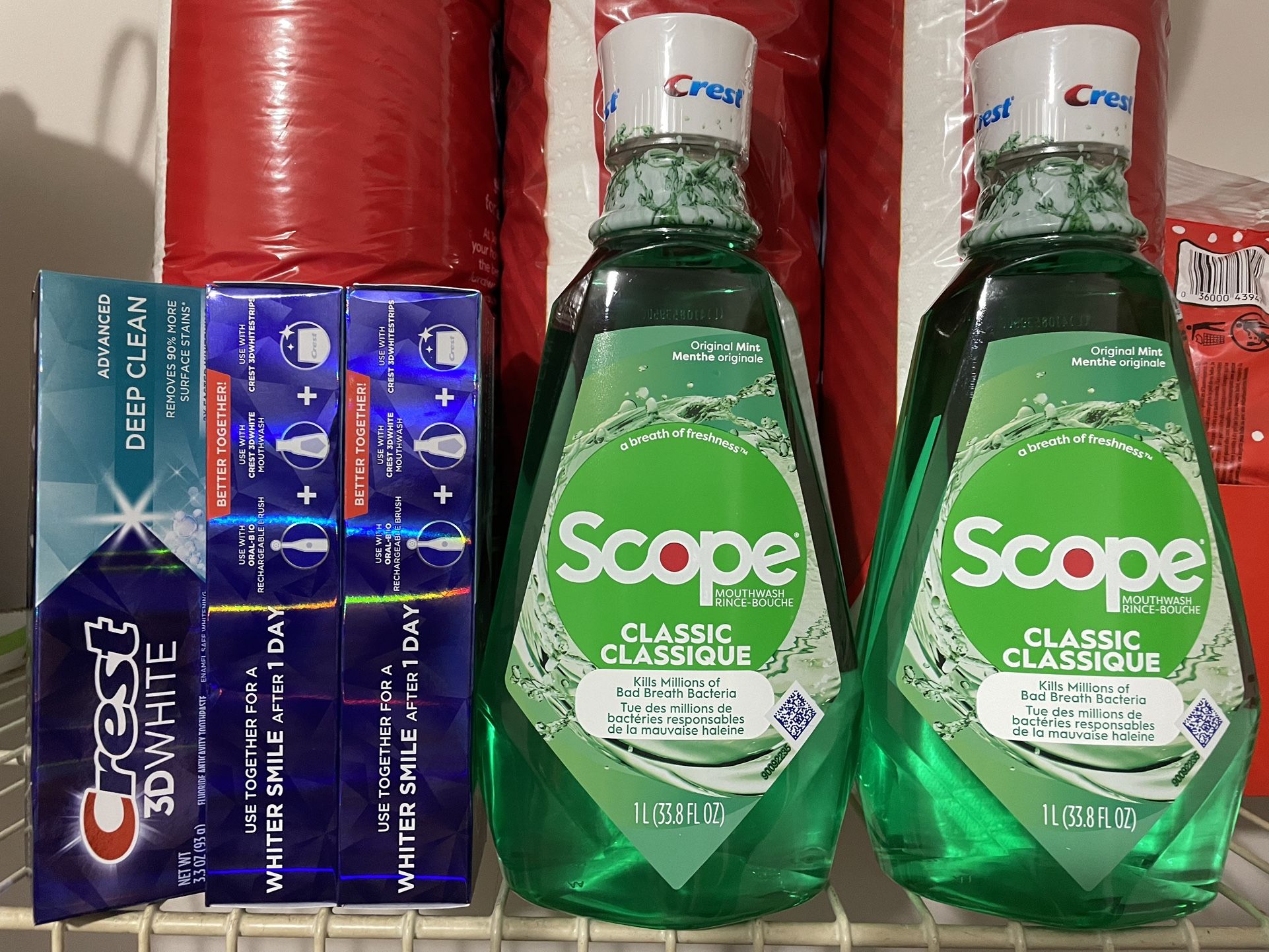 Scope & Crest Toothpaste Bundle