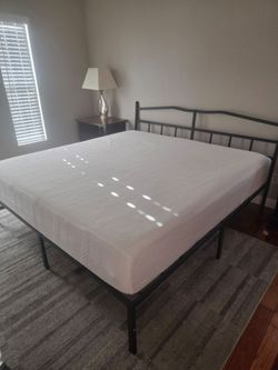 King size Bed and bed frame