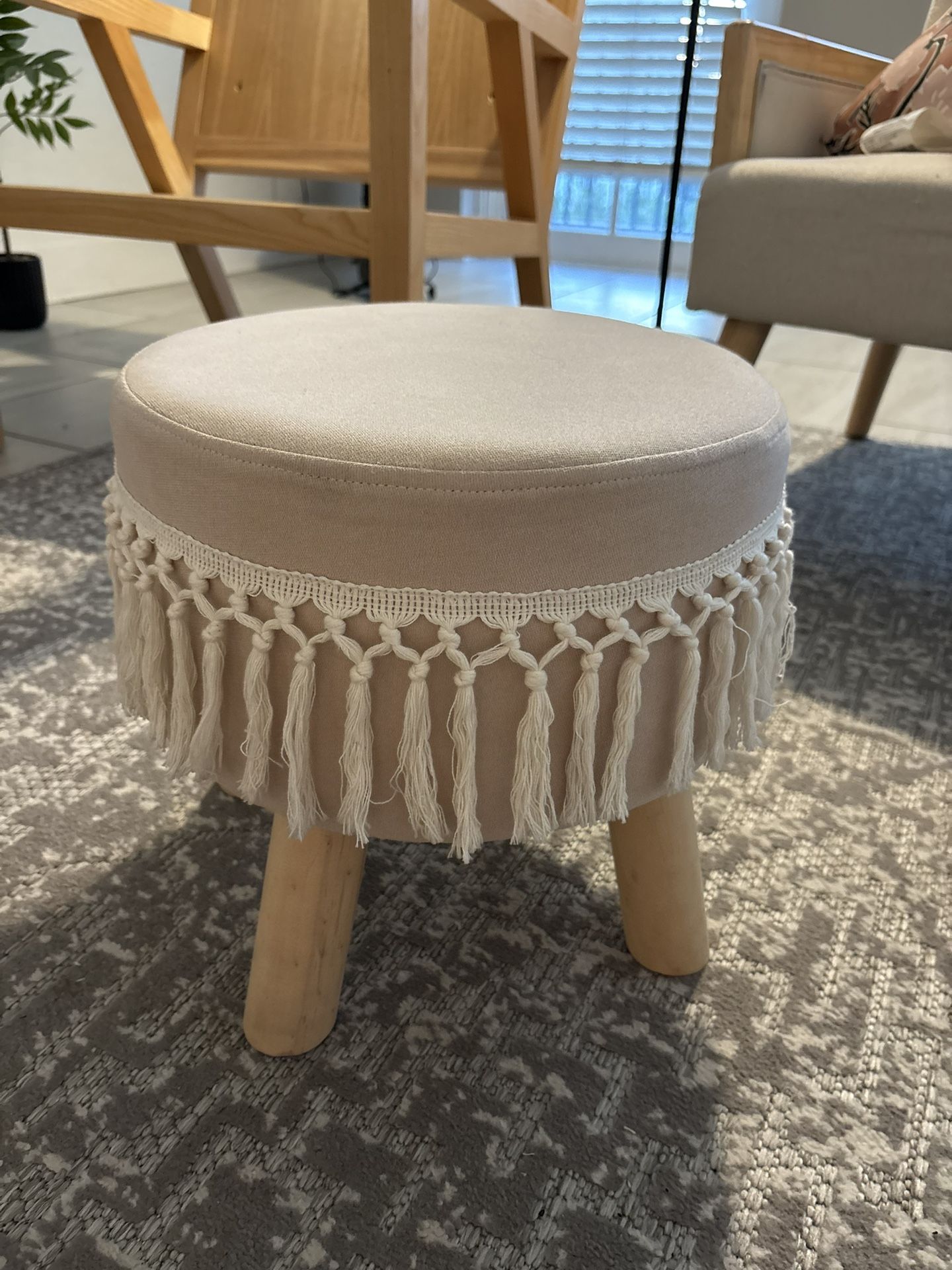 Small Upholstered Accent stool