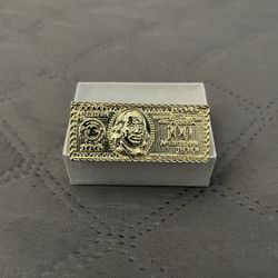 100 dollar 2 finger ring size 9