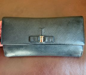 Wallet Ferragamo bow detail