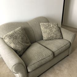Love Seat With Chair & Ottoman