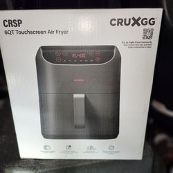 Air Fryer 6 qt Cruxxgg  Touchscreen