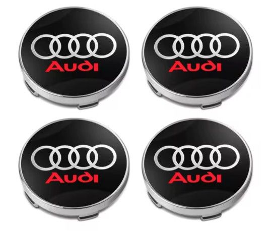 Audi 60mm Logo Caps See All Pix Sold Separately SHIPPING AVAILABLE 