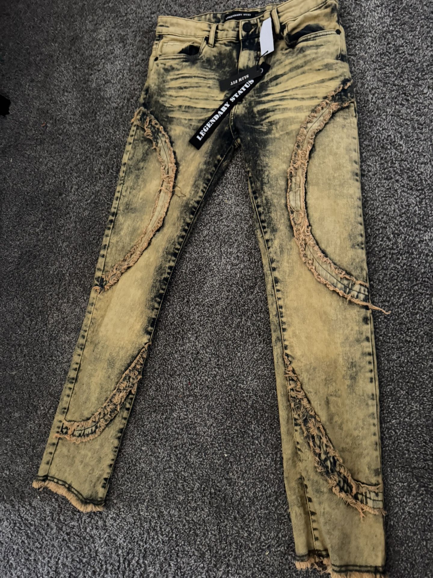 stack jeans size 32