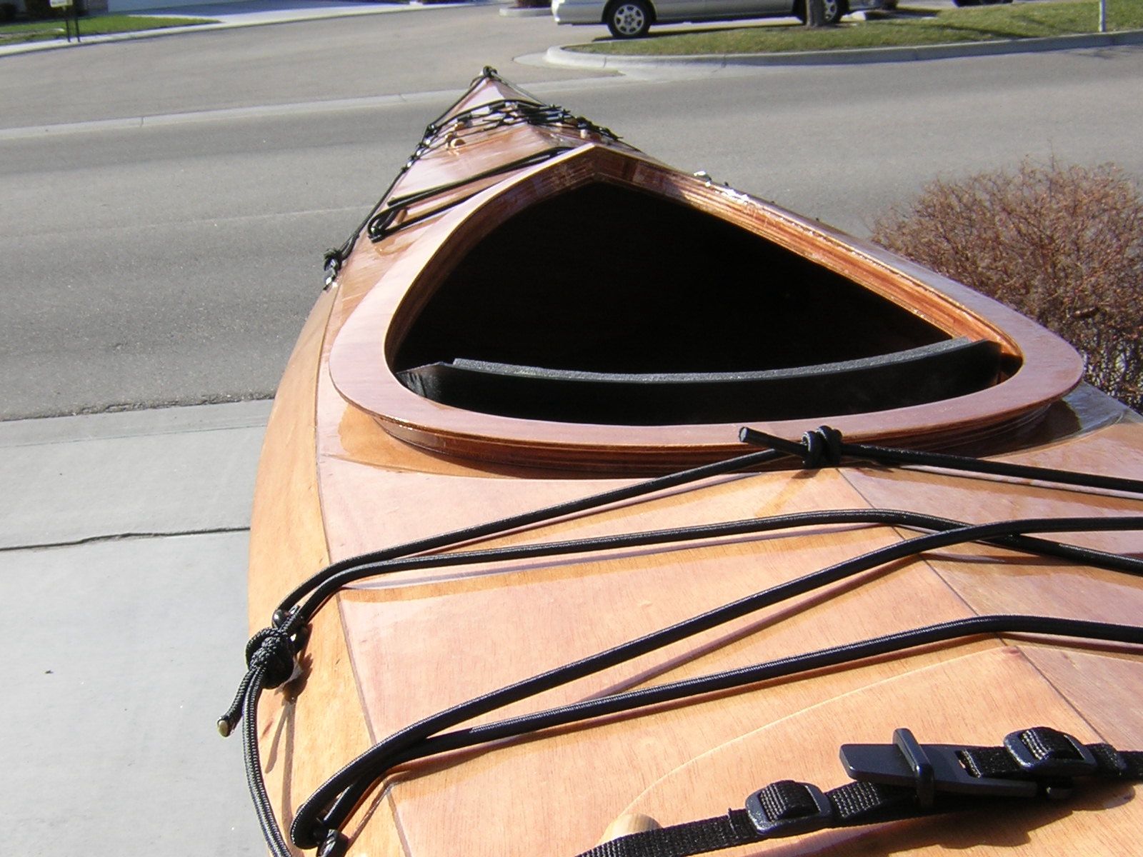 Kayak 17 ft. Wood/epoxy