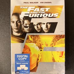 The Fast and the Furious (DVD, 2001) W/Slipcover Paul Walker New Sealed