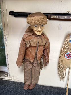 Antique Davey Croket Doll