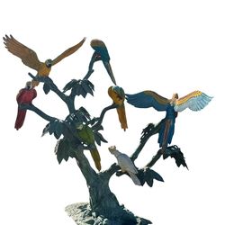 MACAWS BRONZE SCULPTURE