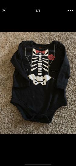 24month skull onesie