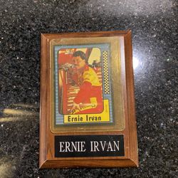 Ernie Irvan #4 1991 MAXX NASCAR WINSTON CUP VINTAGE KODAK in Plaque 4”x6”