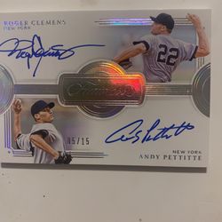 YANKEES LEGENDS ANDY PETITE/ROGER CLEMENS 05/15