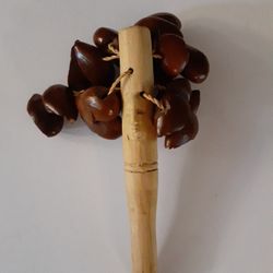Nutshell Shaker Nigerian Style Uyot Seed Rattle 