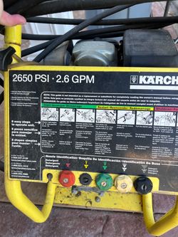 Gas pressure washer