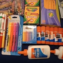 Assorted Crafts and Art Supplies 