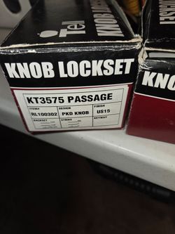 Interior room door knob