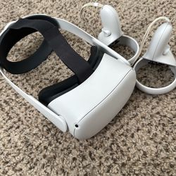 Meta Quest 2 VR Headset and Controllers