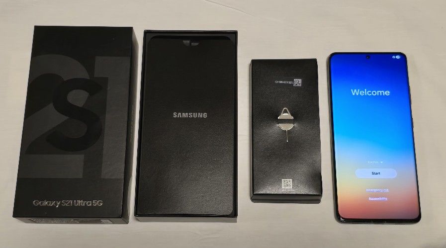 SAMSUNG Electronics Galaxy S21 Ultra 5G | Factory Unlocked, 128GB, Phantom Blak