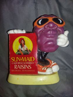 Sun-Maid California Raisins Coin bank -Pending Pickup Friday