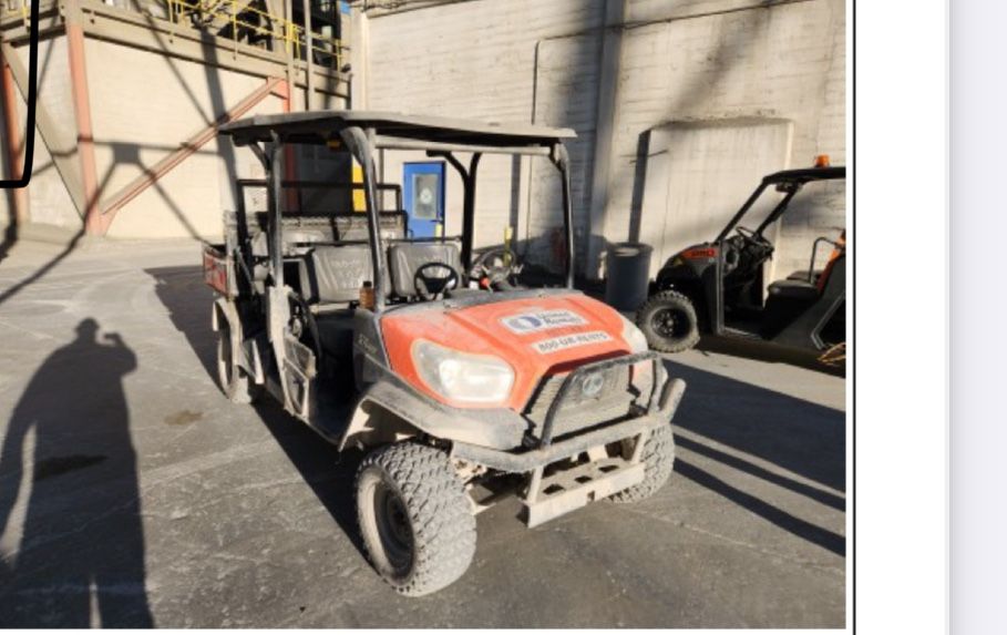 Kubota UTV Diesel Cart