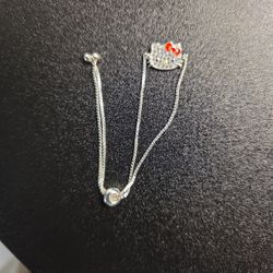 Hello Kitty Silver Bracelet
