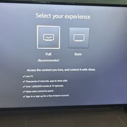 55” Amazon Fire Tv Wit Alexa Mic Remote