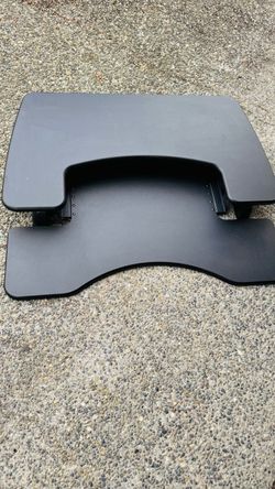 Black Standing Desk Converter Riser