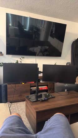 Dual Monitor Desk Mount Stand
