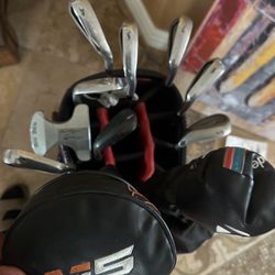 12 Club SRIXON Golf Bag With M5 Custom Driver