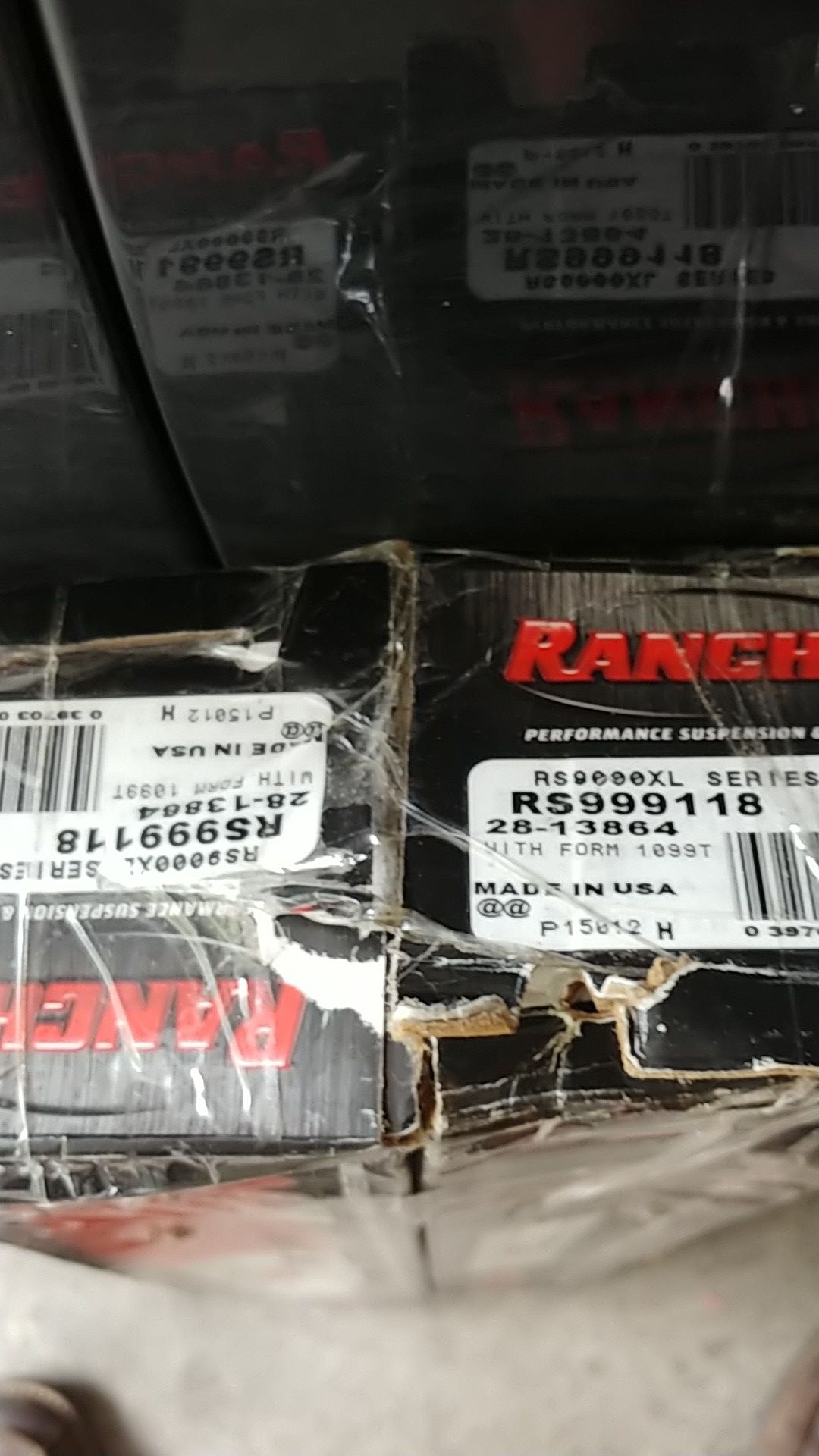 Pair RANCHO RS9000 XL SERIES 9 POSITION ADJUSTABLE SHOCK ABSORBERS