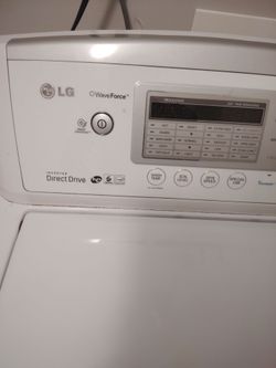 LG washer Electrolux dryer