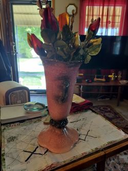Vintage Hull Pottery Vase – Pink & Black Art Pottery
