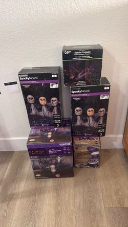 Halloween Decoration Bundle – Inflatables, Projector & More