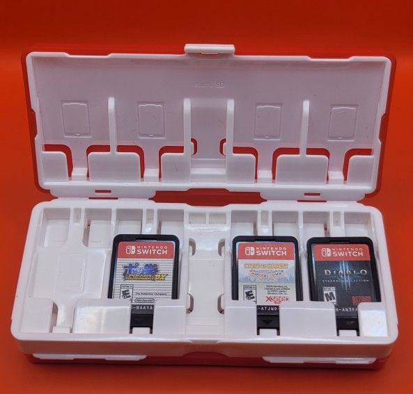 Nintendo Switch Video Game Bundle W/ Protective Easy Carry Case