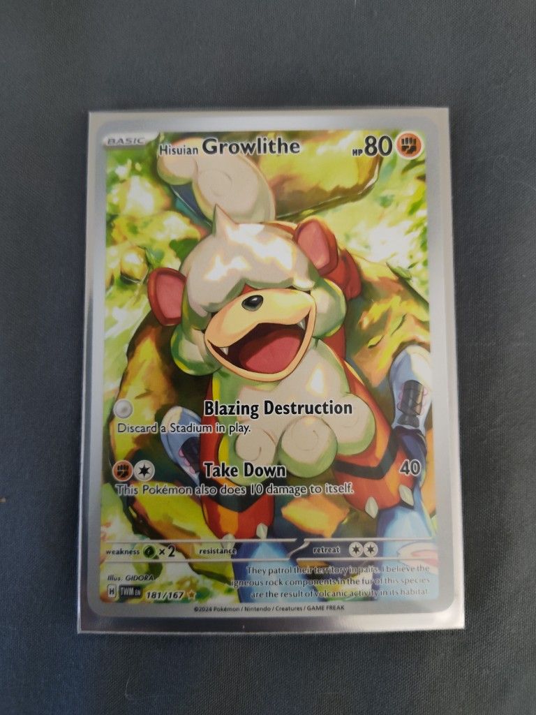 Hisuian Growlithe SIR Pokemon Card