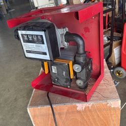 110volt   Diesel Fuel Pump With Mechanical Meter Pumping Refilling Diesel