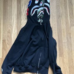 bape hoodie size medium